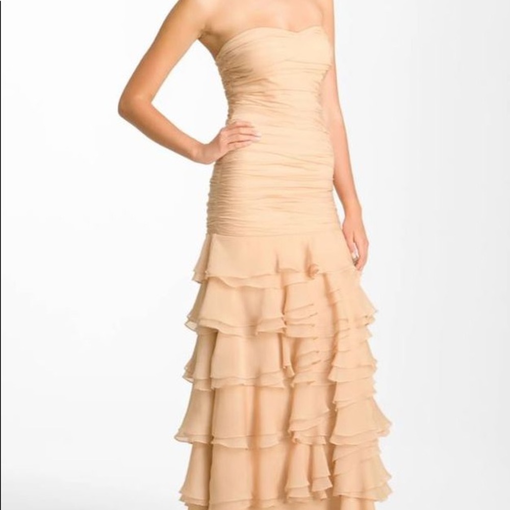 Tiered Chiffon prom Dress